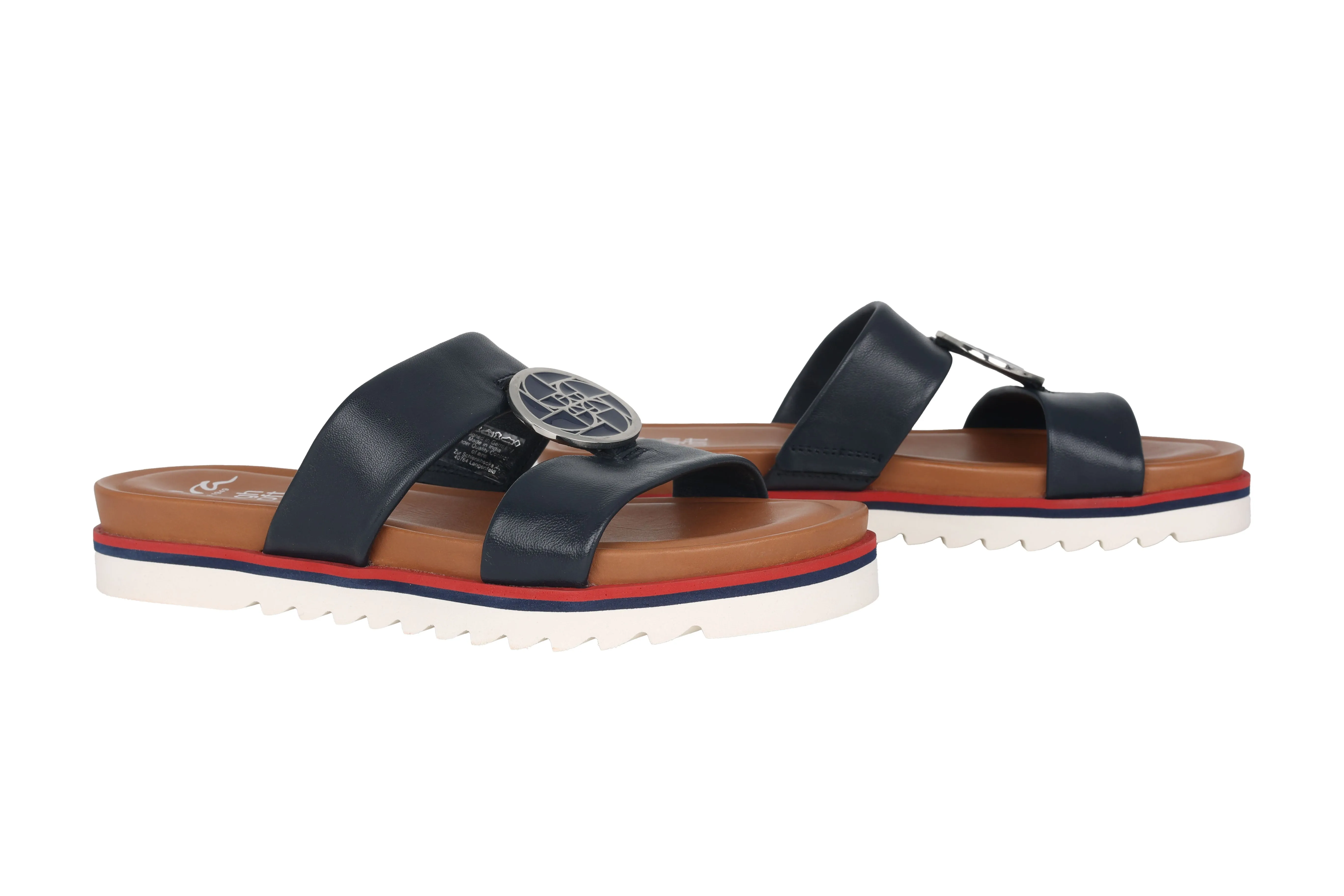 '12-28050-02' women's slide sandal - blue