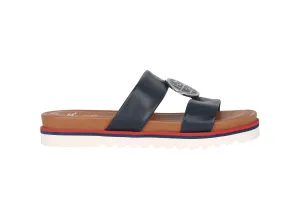 '12-28050-02' women's slide sandal - blue