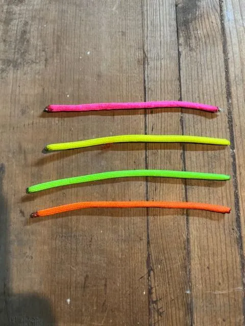 2 Call Flat Braid Lanyard "Patriotic Primary Colors"