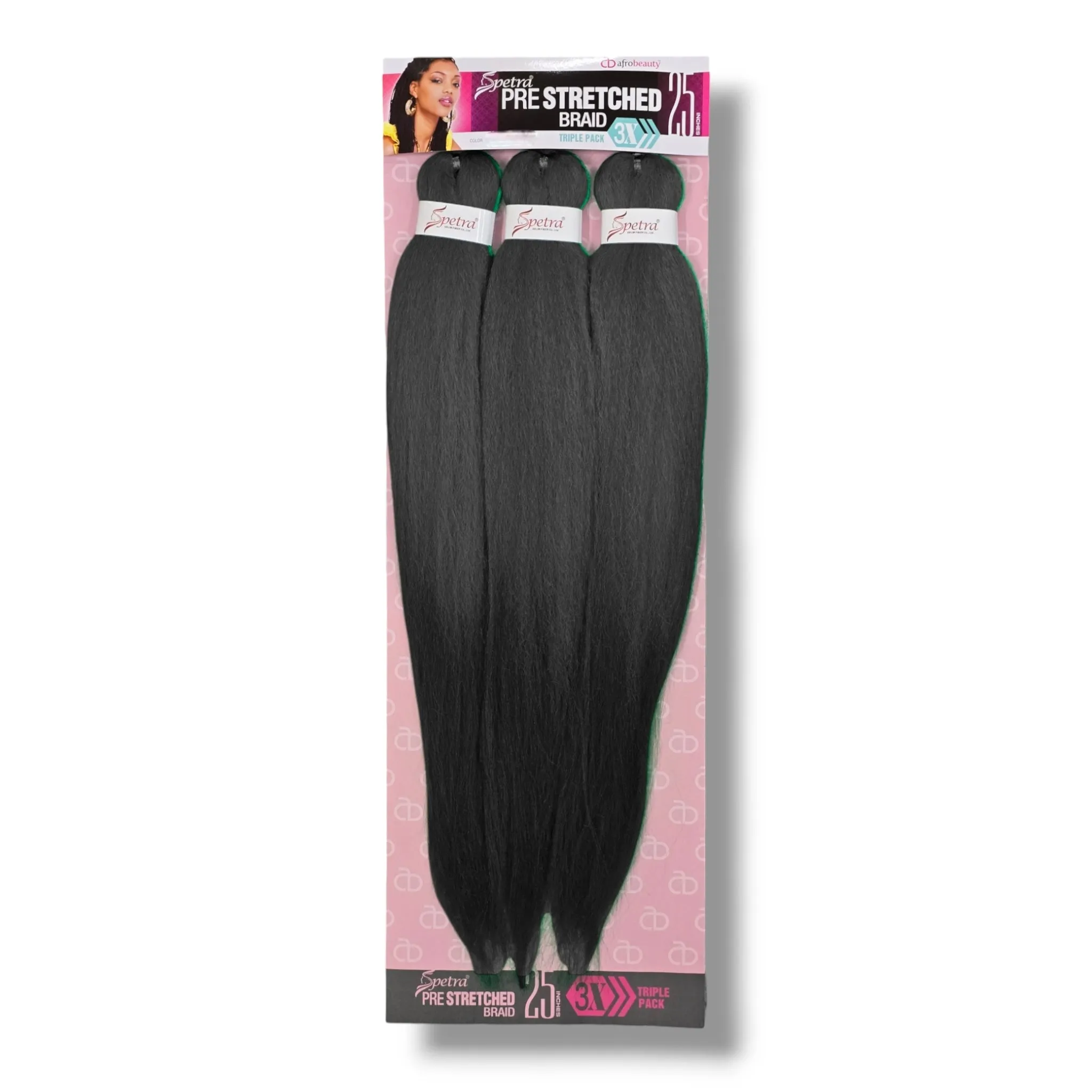(25") AfroBeauty 3x Spetra Pre-Stretched Braid