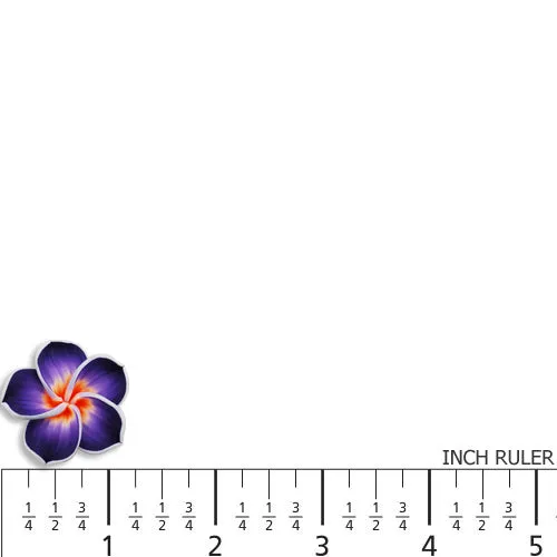 30MM HandMade And Flat Back Polymer Clay Flower Beads,Light Amethyst,Side Drilled Hole Size 2.5MM,Lead Free,Sold 50 PCS Per Package