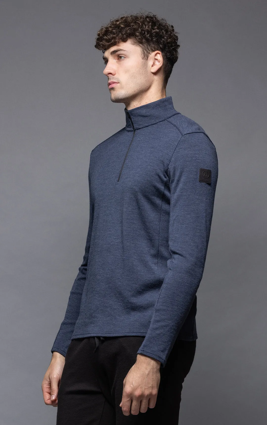 320GSM MERINO 1/4 ZIP
