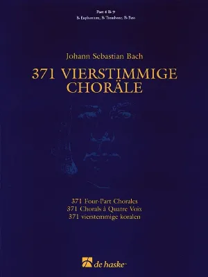 371 FOUR PART CHORALES PART 4 E FLAT TREBLE CLEF