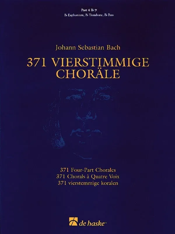 371 FOUR PART CHORALES PART 4 E FLAT TREBLE CLEF
