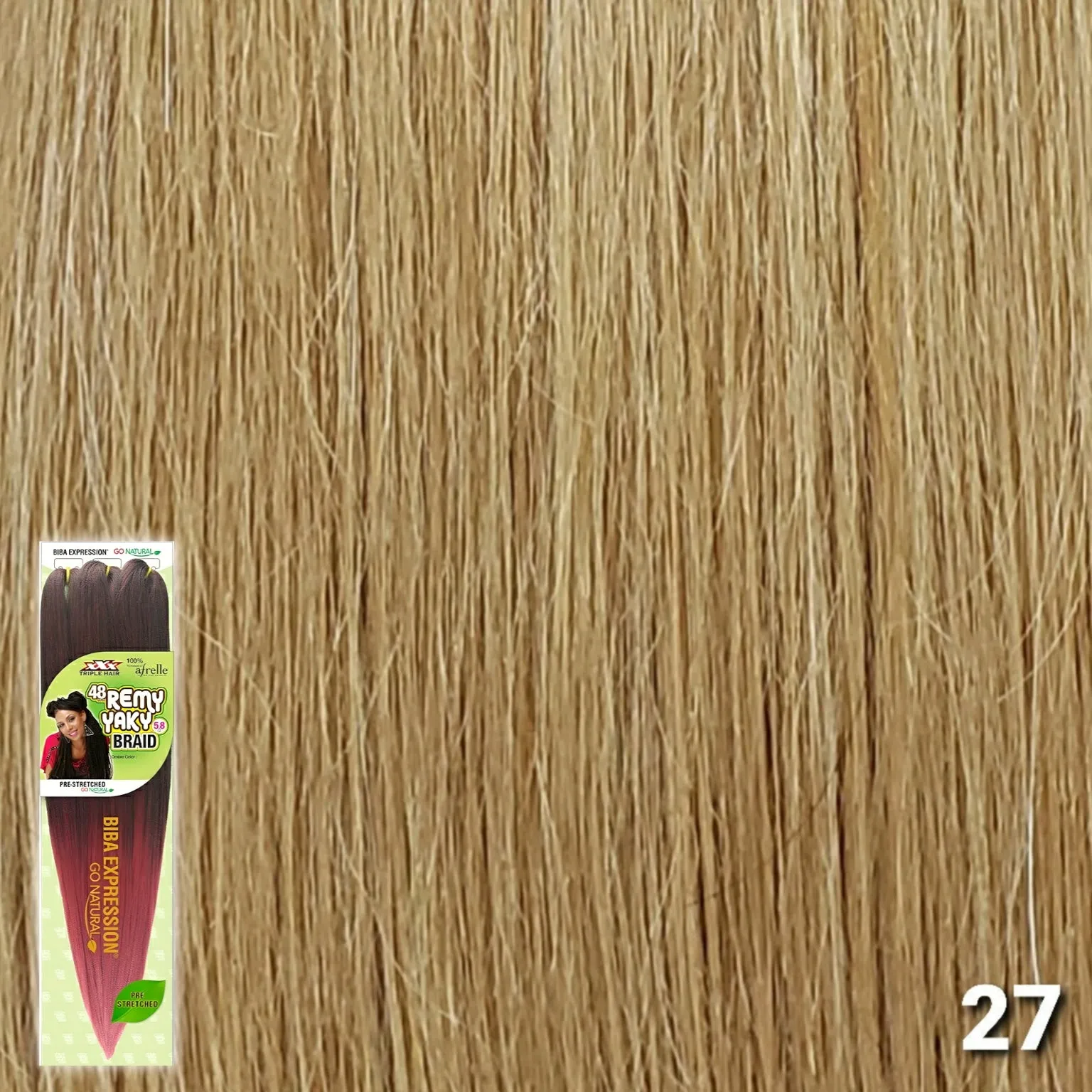(48") Biba Expression 3x Pre-Stretched Remy Yaki Braid