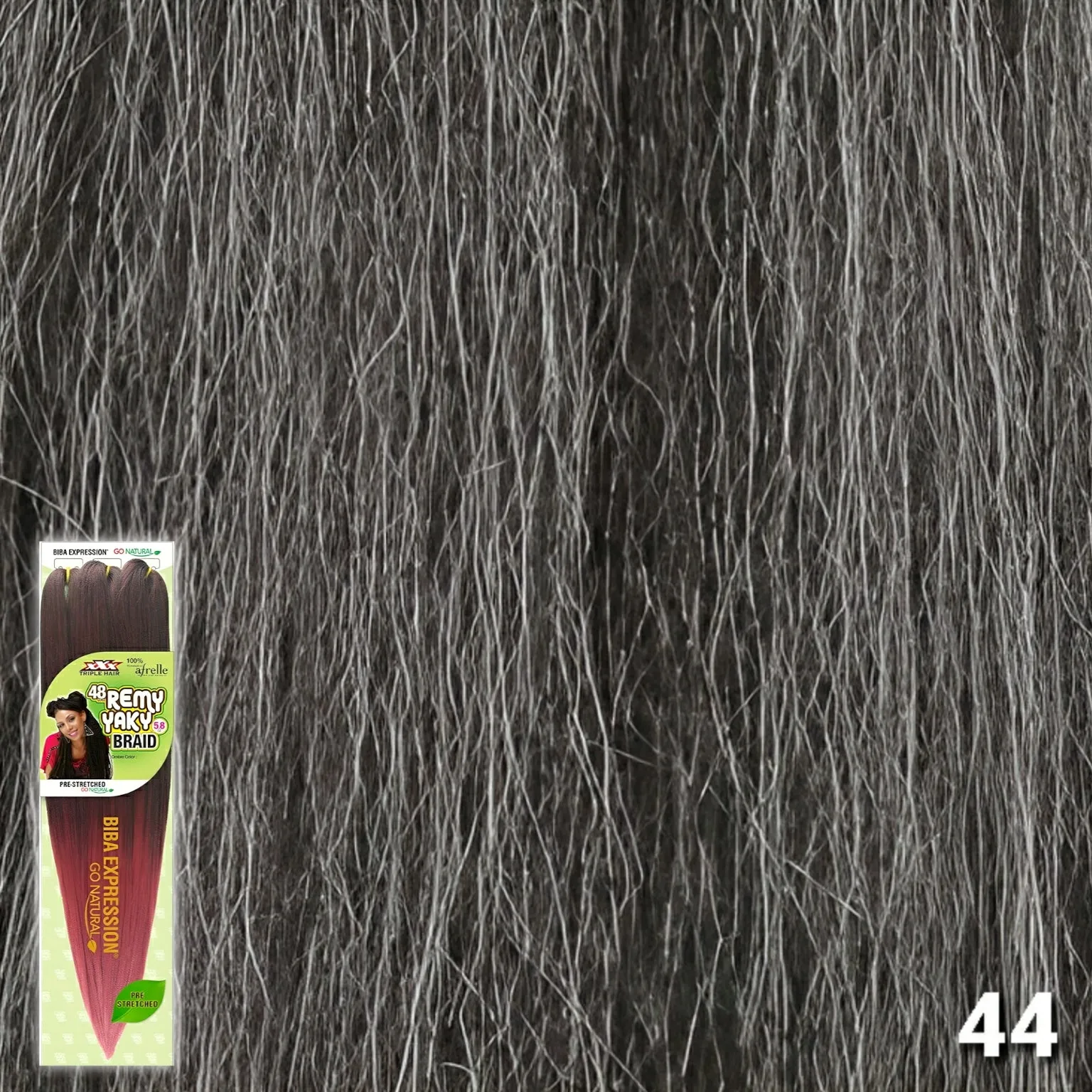 (48") Biba Expression 3x Pre-Stretched Remy Yaki Braid