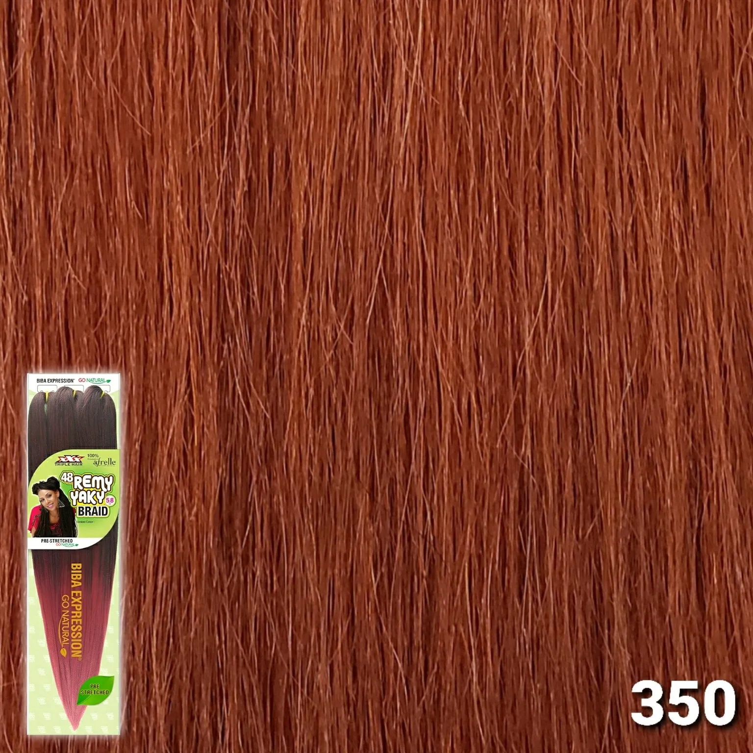 (48") Biba Expression 3x Pre-Stretched Remy Yaki Braid