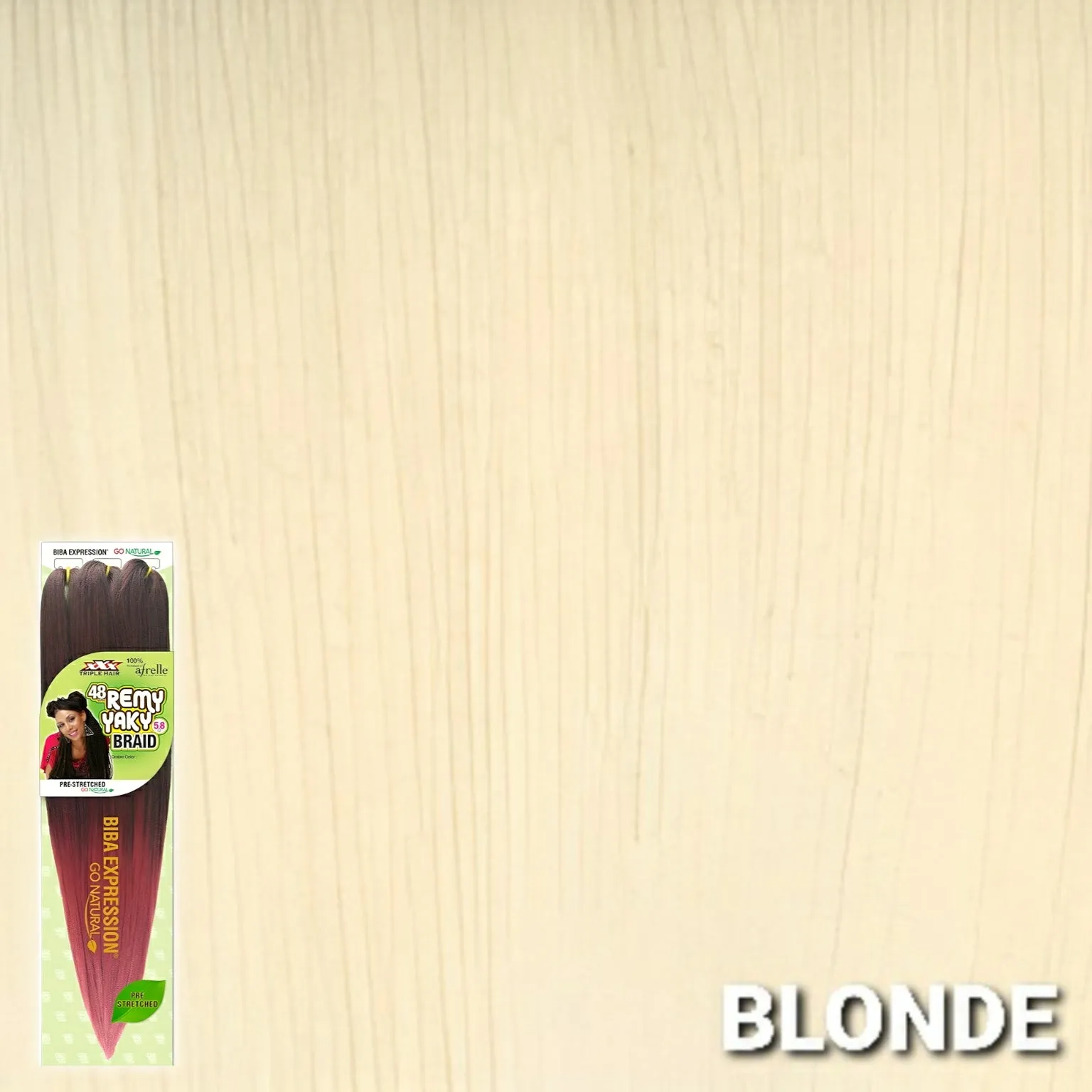 (48") Biba Expression 3x Pre-Stretched Remy Yaki Braid