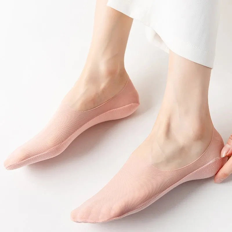 5 Pairs Thin No Show Socks