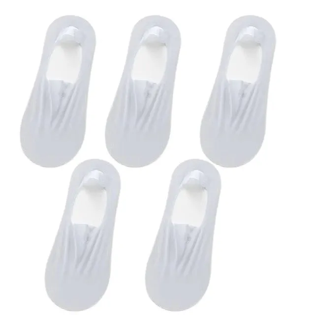 5 Pairs Thin No Show Socks