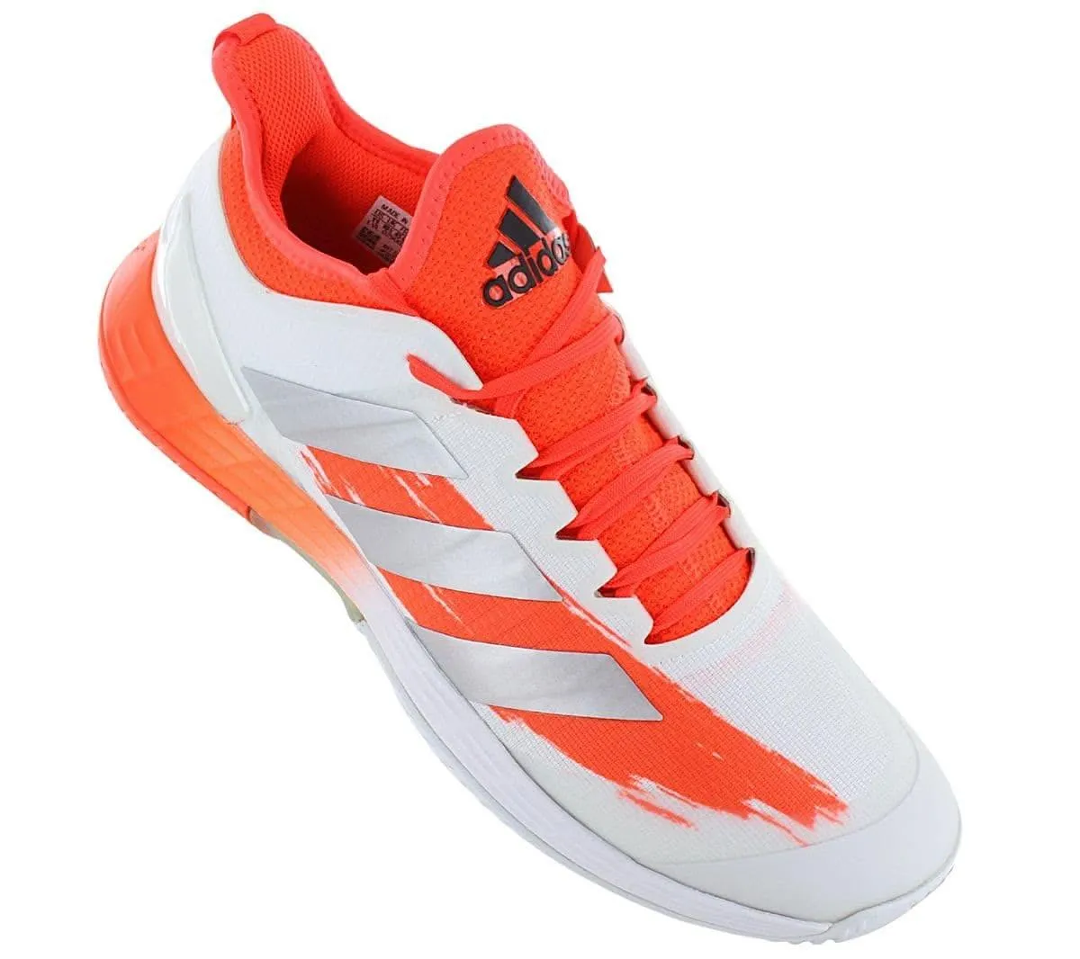 adidas Adizero Ubersonic 4 Allcourt - Herren Tennis Schuhe Weiß-Rot FZ4882