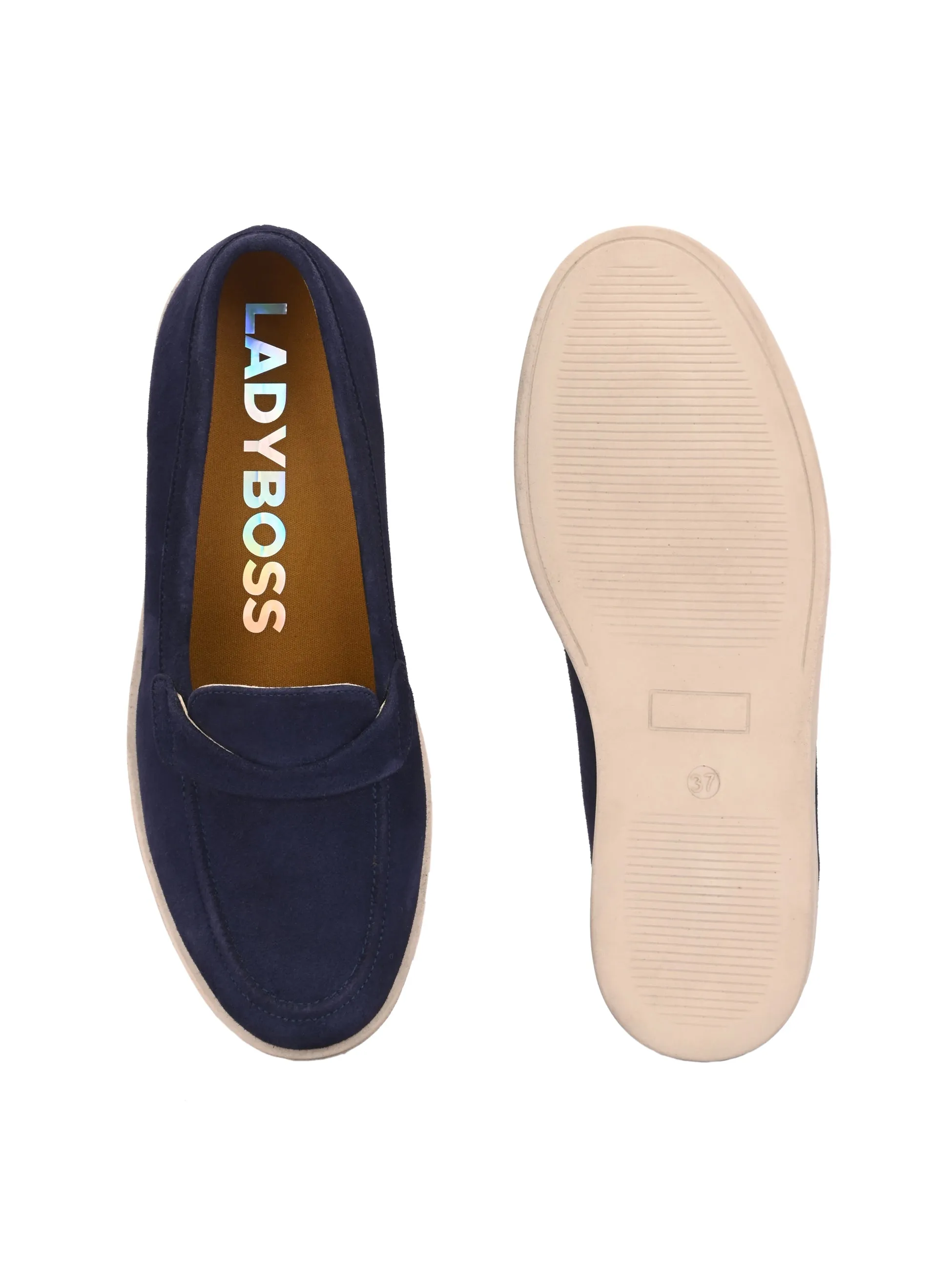 Aero-Glam Suede Blue