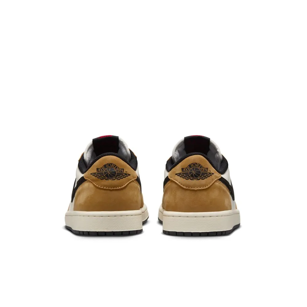 Air Jordan 1 Low OG Men's Shoes 'Sail/Black/Golden Harvest'
