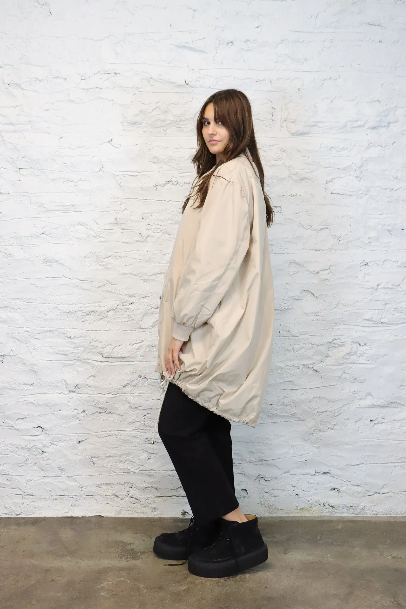 Amici by Baci Long Bomber Jacket