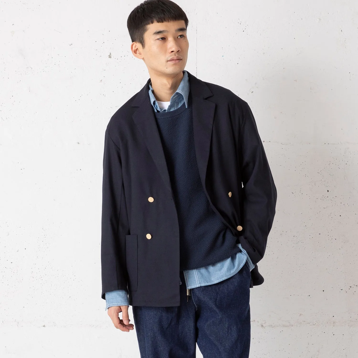 ARCH&LINE | アーチアンドライン　FLANNEL EASY JACKET
