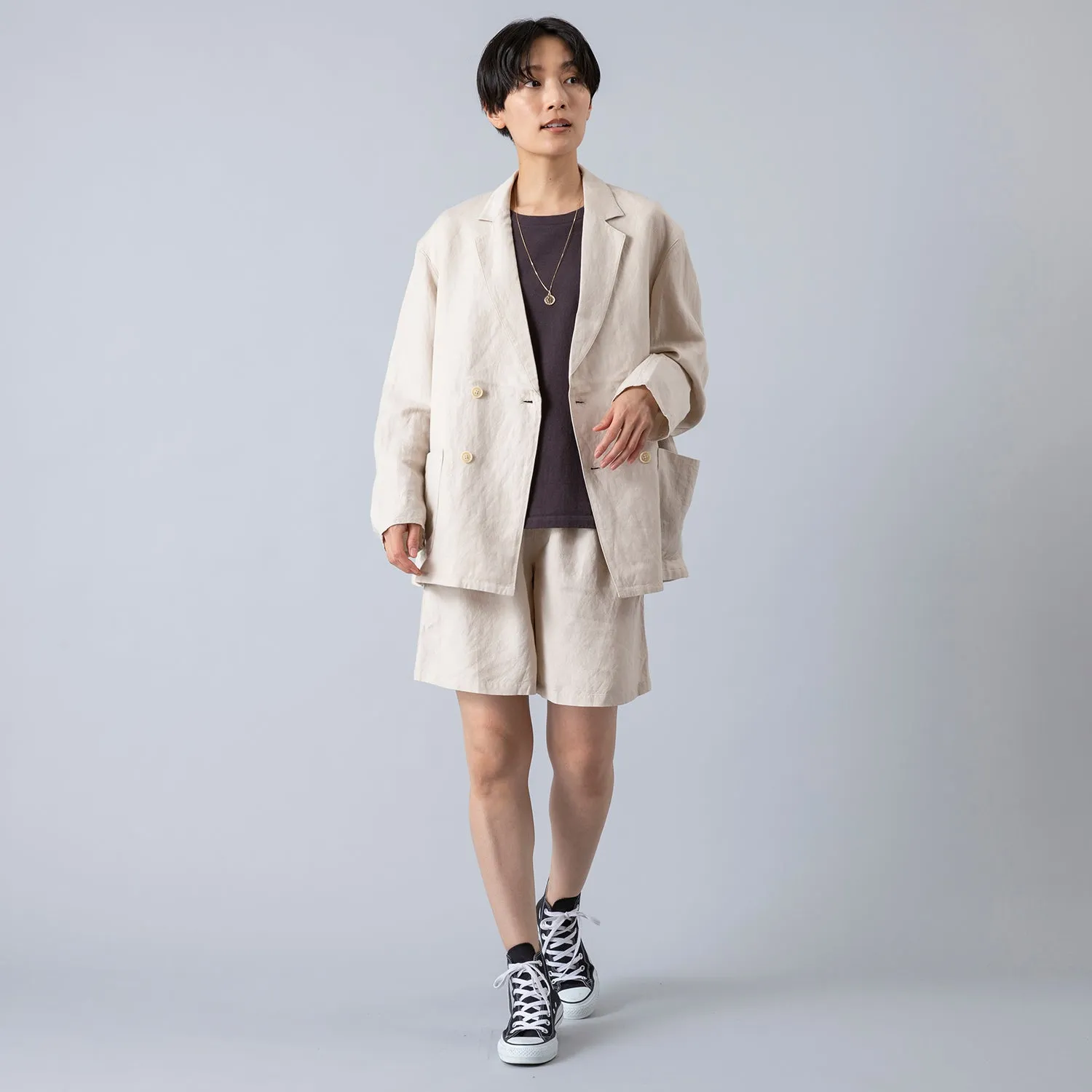 ARCH&LINE | アーチアンドライン　LINEN/RAYON EASY JACKET