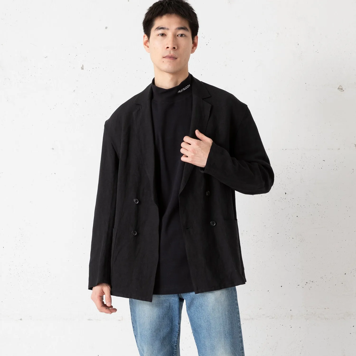 ARCH&LINE | アーチアンドライン　LINEN/RAYON EASY JACKET