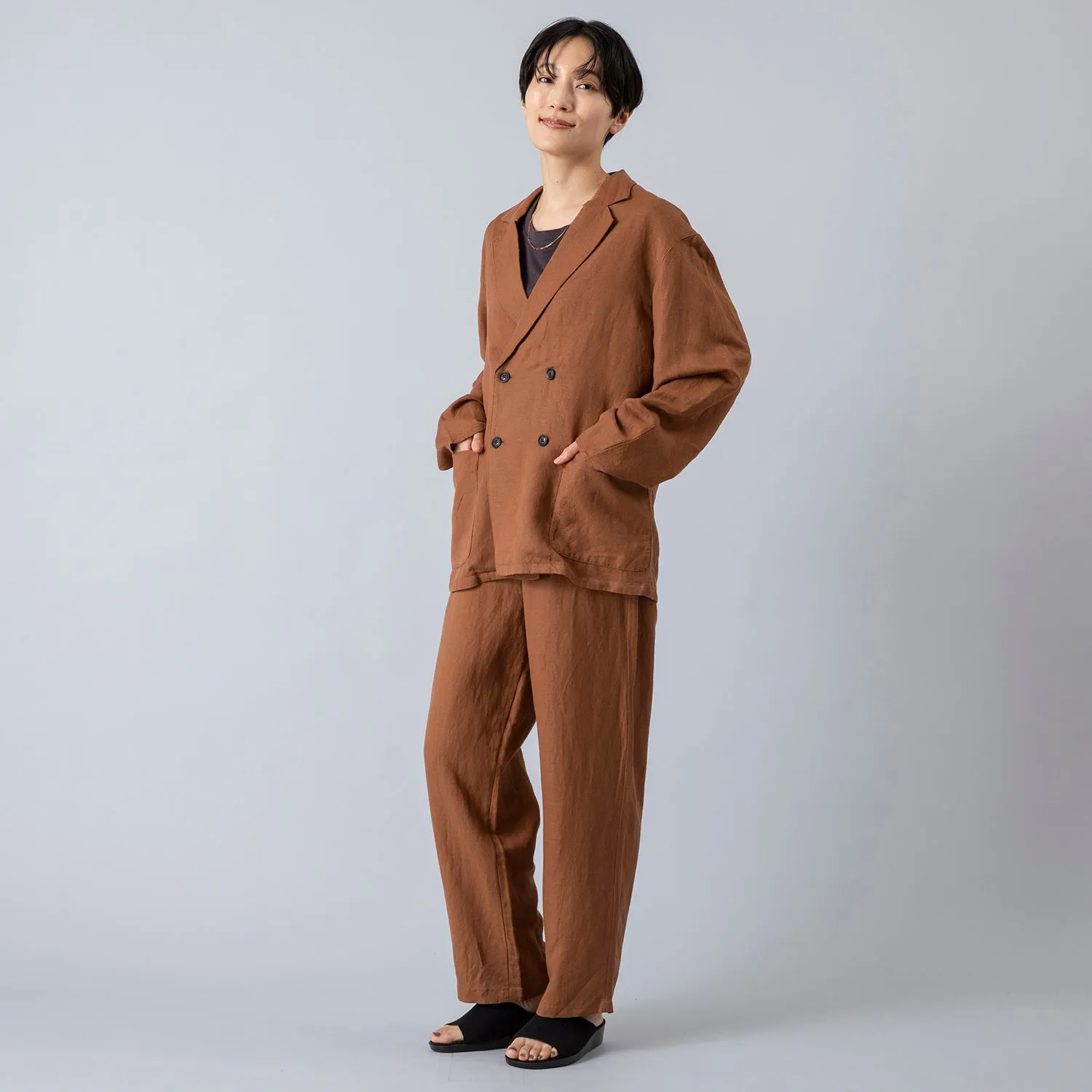 ARCH&LINE | アーチアンドライン　LINEN/RAYON EASY JACKET