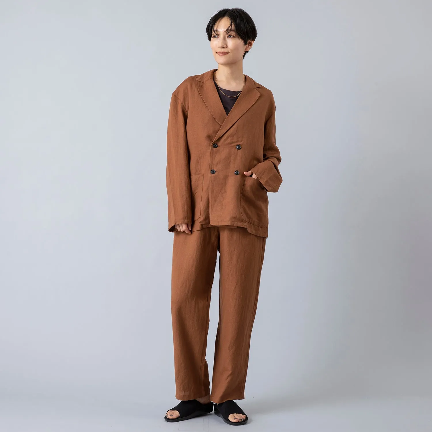 ARCH&LINE | アーチアンドライン　LINEN/RAYON EASY JACKET