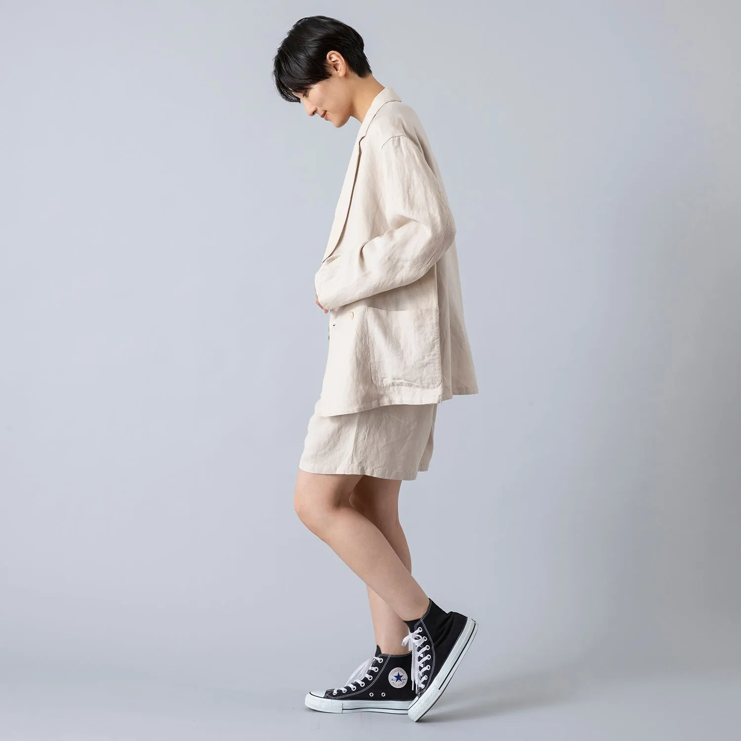 ARCH&LINE | アーチアンドライン　LINEN/RAYON EASY JACKET