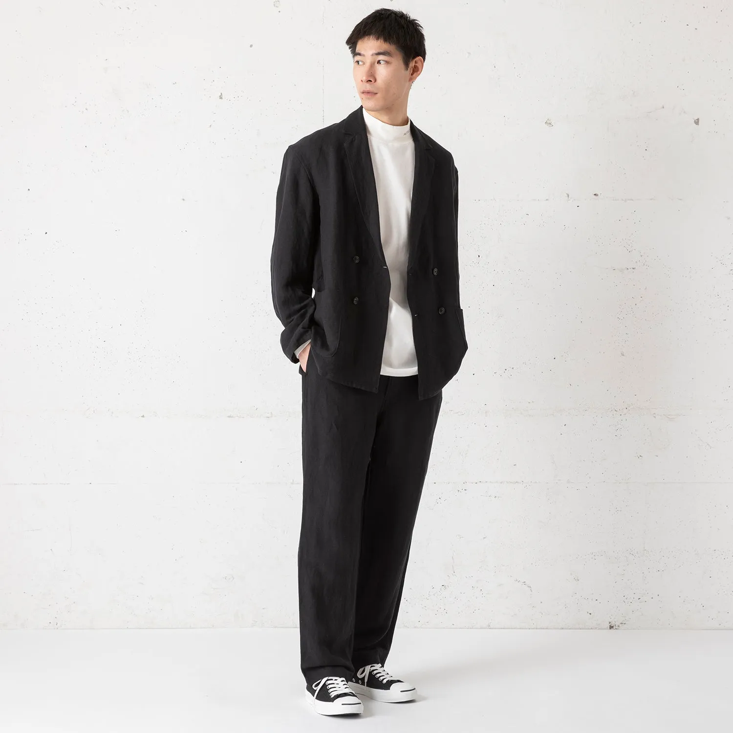 ARCH&LINE | アーチアンドライン　LINEN/RAYON EASY PANTS