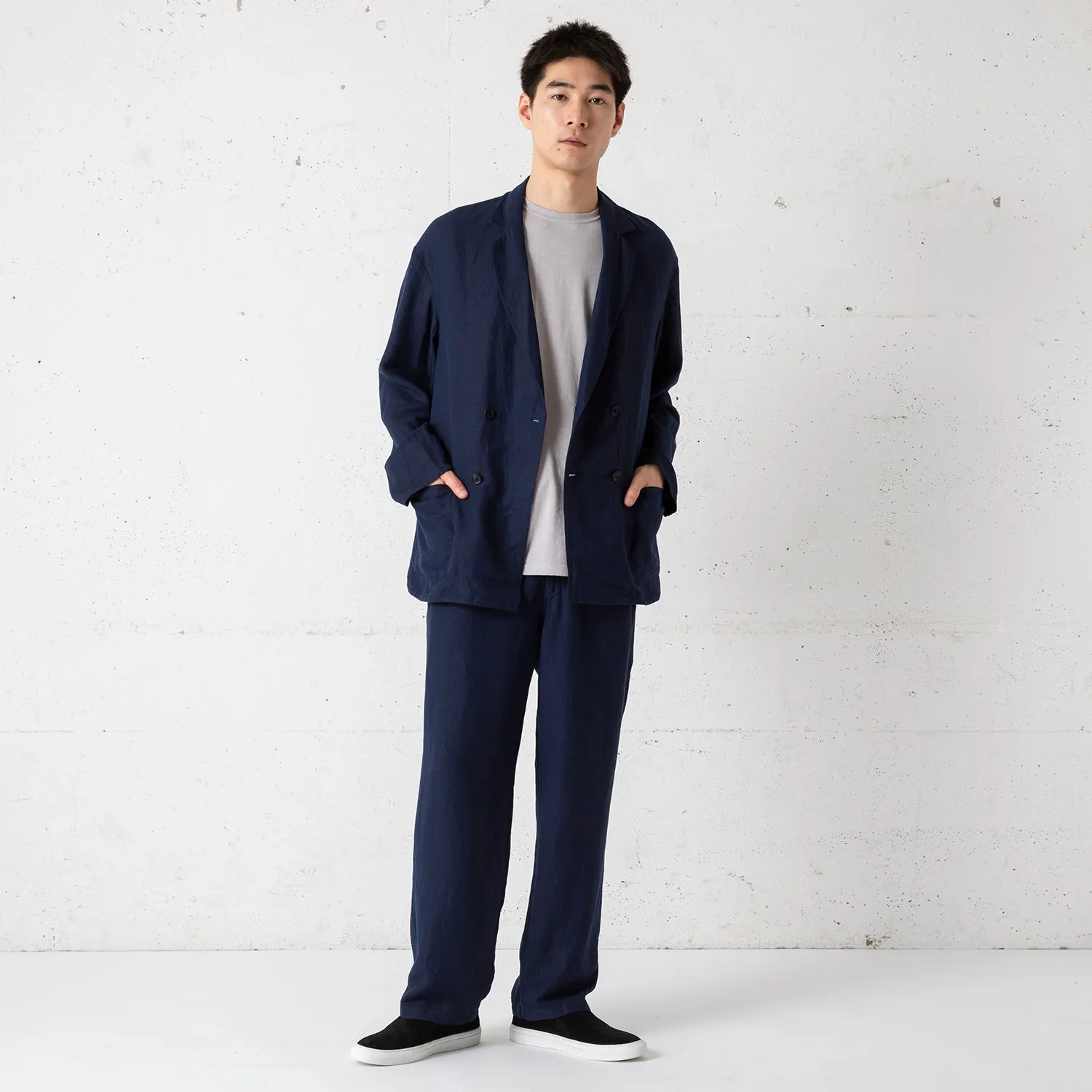 ARCH&LINE | アーチアンドライン　LINEN/RAYON EASY PANTS