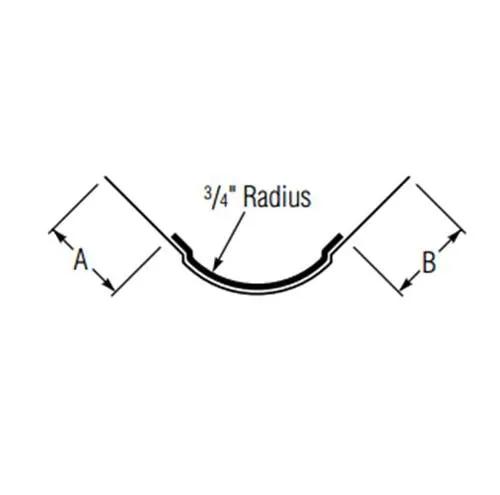 Beadex Paper/Metal Bullnose (Round) Outside 90° Corner Bead
