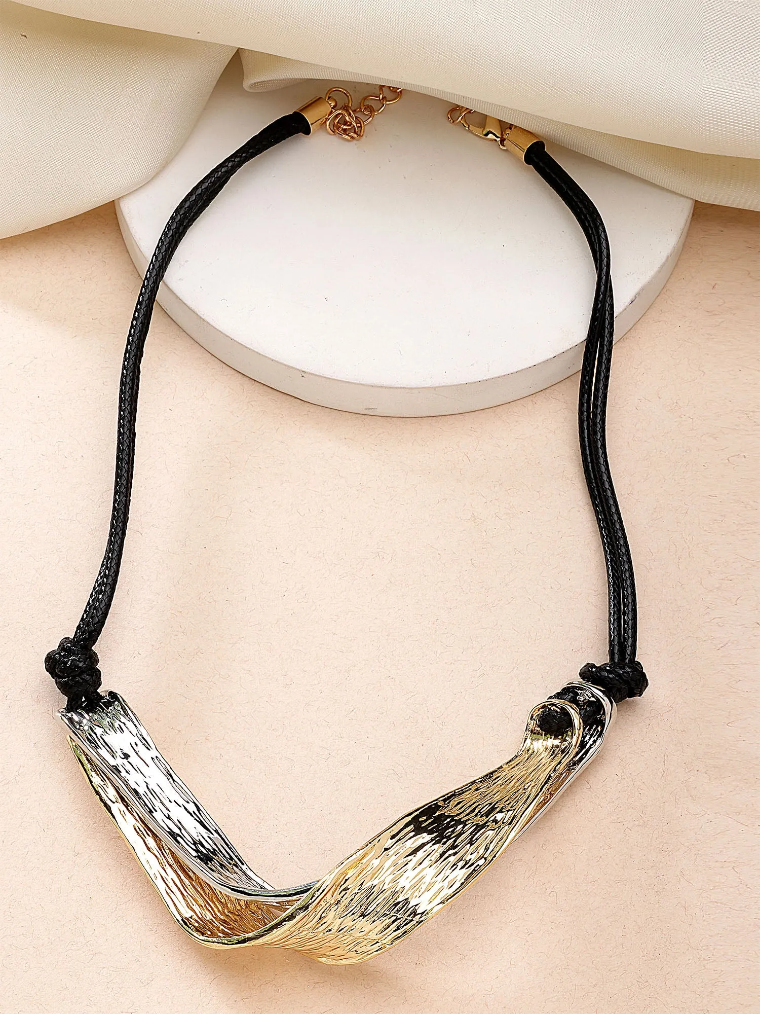 Bohey by KARATCART Gold and Silver Plated Necklace for Women