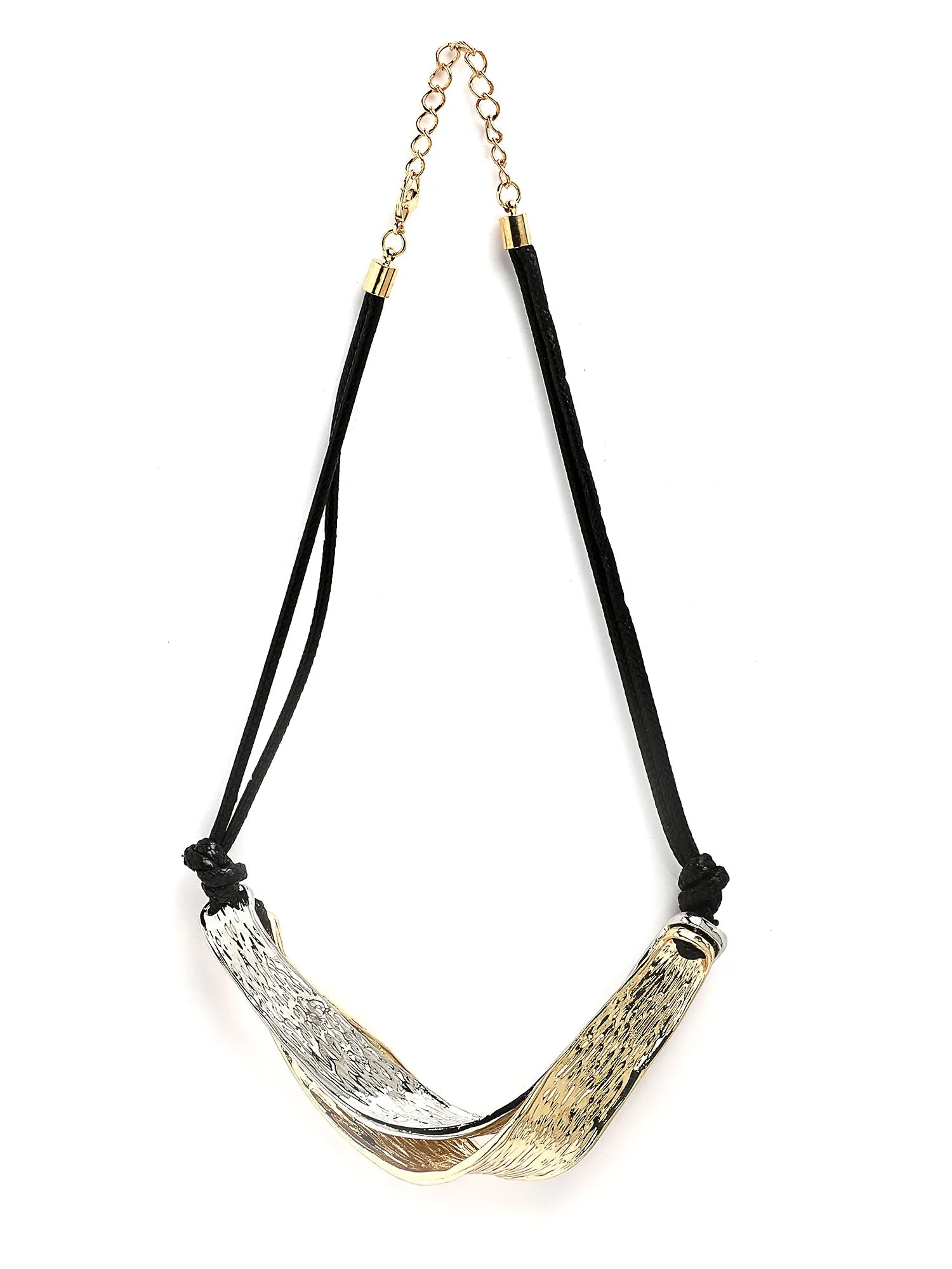 Bohey by KARATCART Gold and Silver Plated Necklace for Women