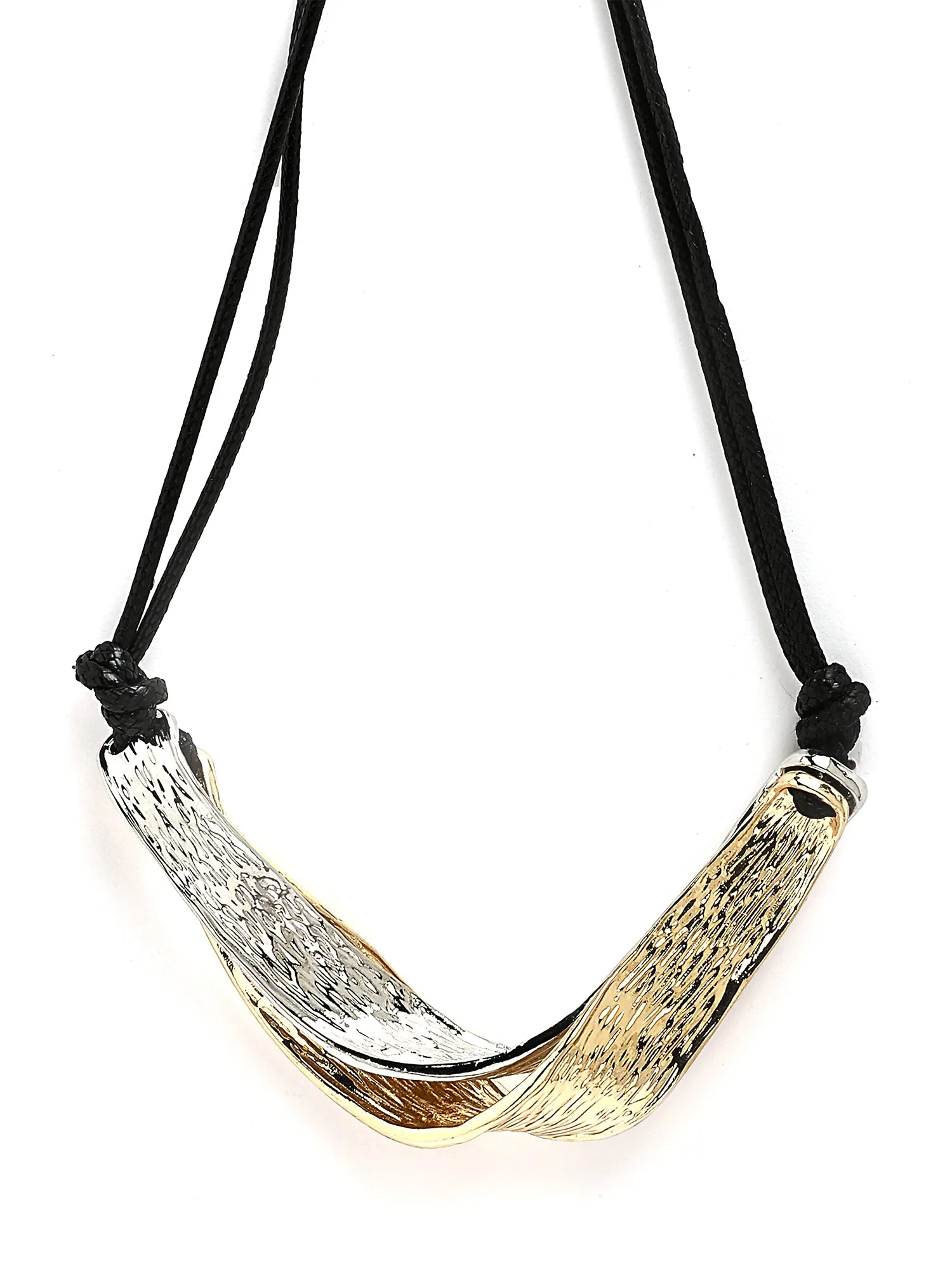 Bohey by KARATCART Gold and Silver Plated Necklace for Women