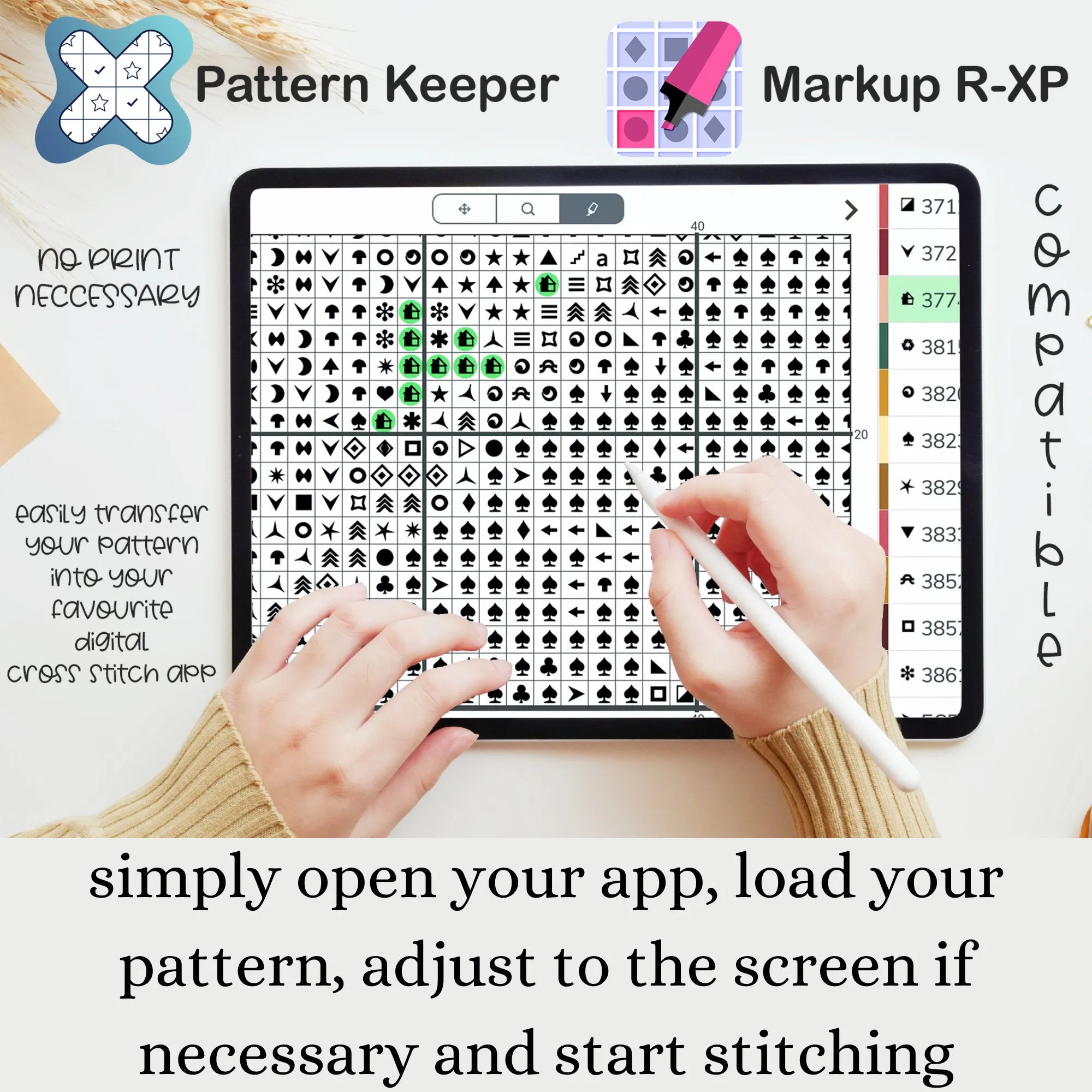 Book Reader Cross Stitch Pattern #673