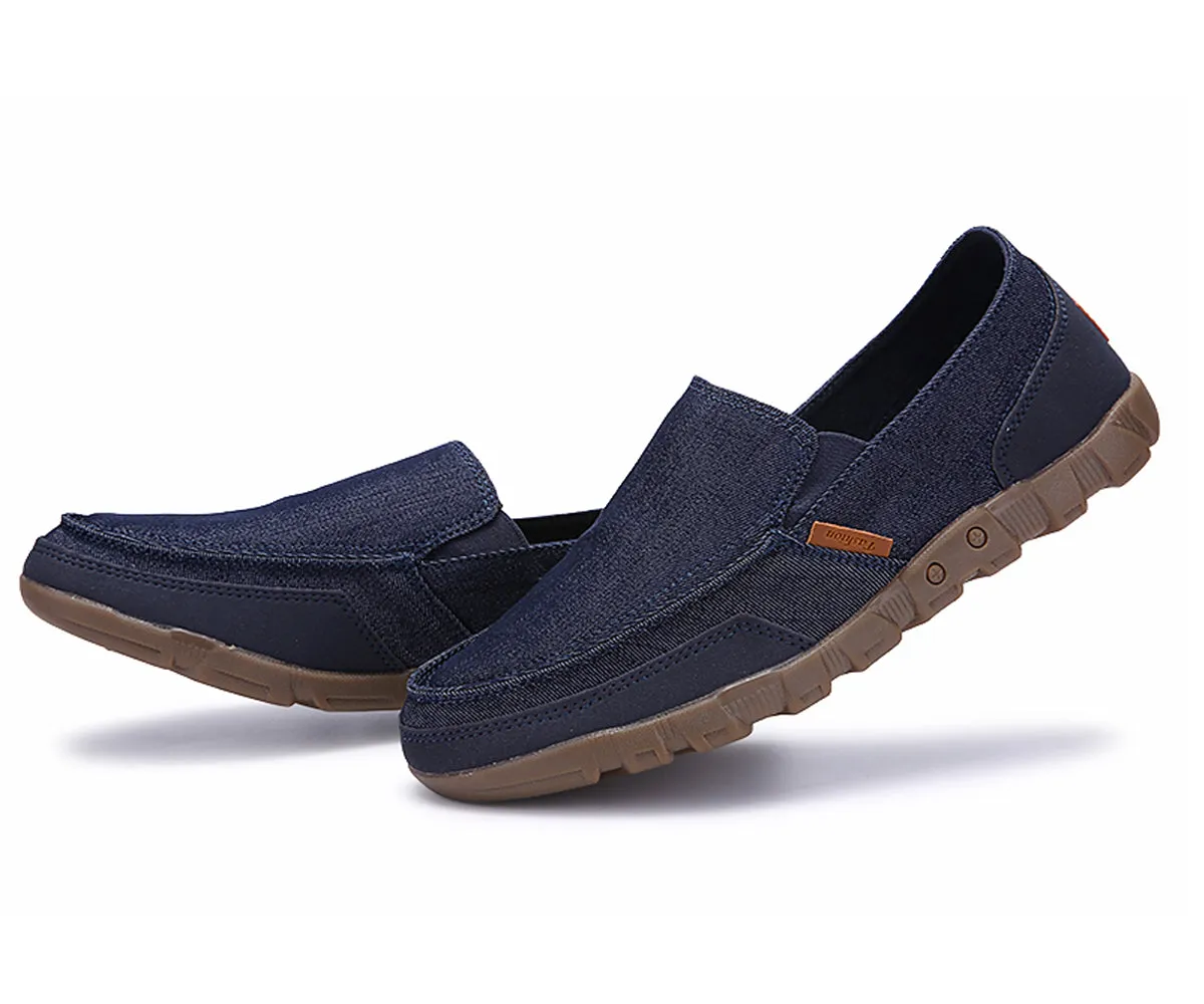 Casual Driving Loafers Slip on Canvas Shoes for Men | runandup