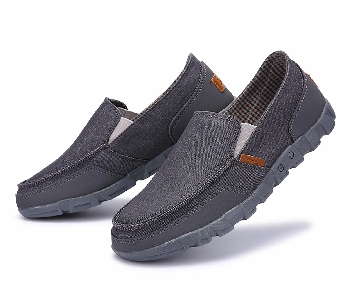 Casual Driving Loafers Slip on Canvas Shoes for Men | runandup