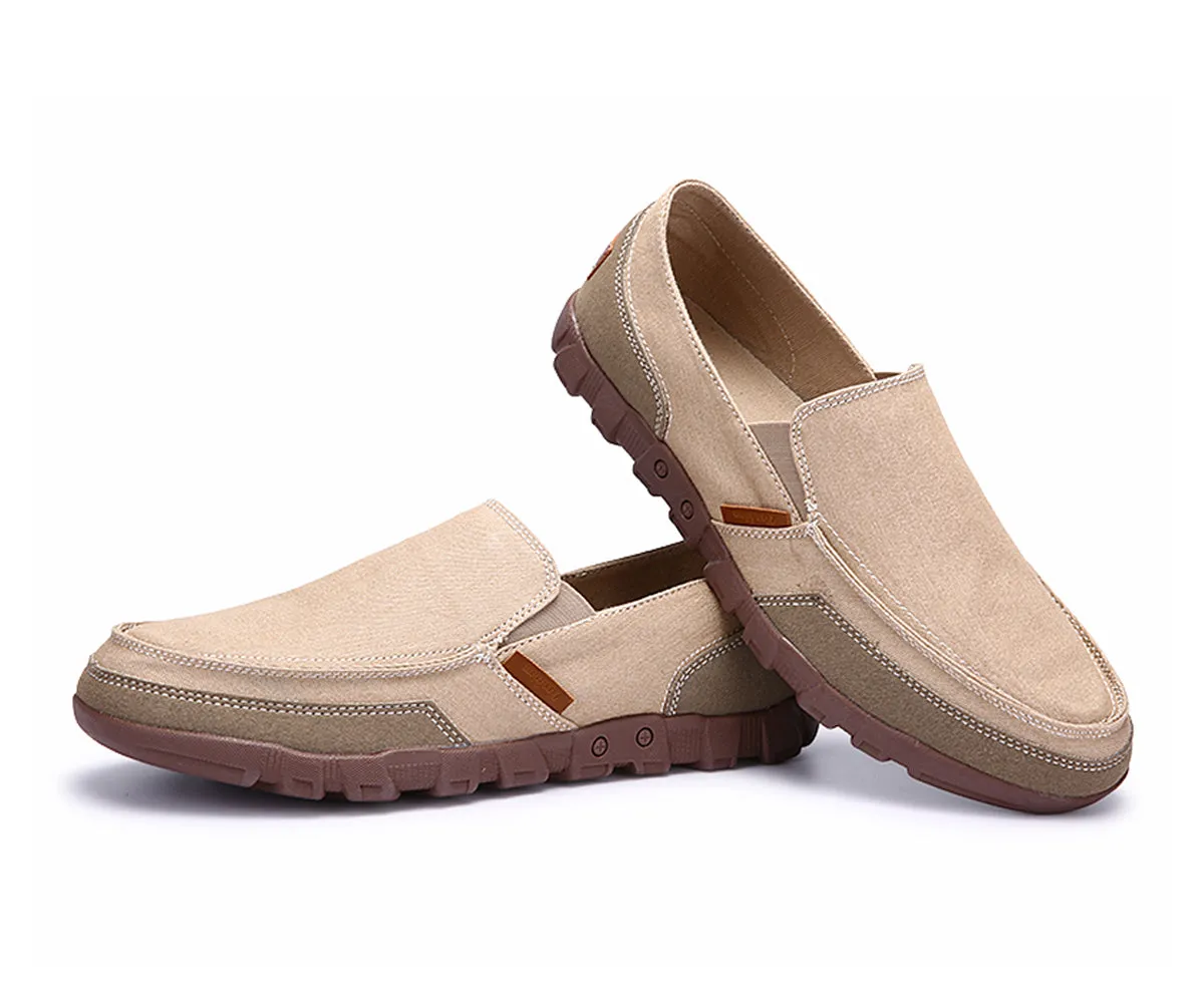 Casual Driving Loafers Slip on Canvas Shoes for Men | runandup