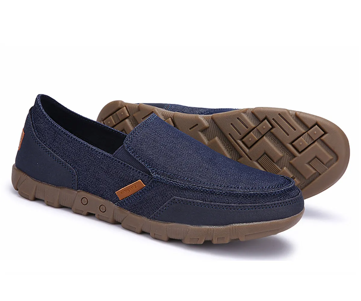 Casual Driving Loafers Slip on Canvas Shoes for Men | runandup