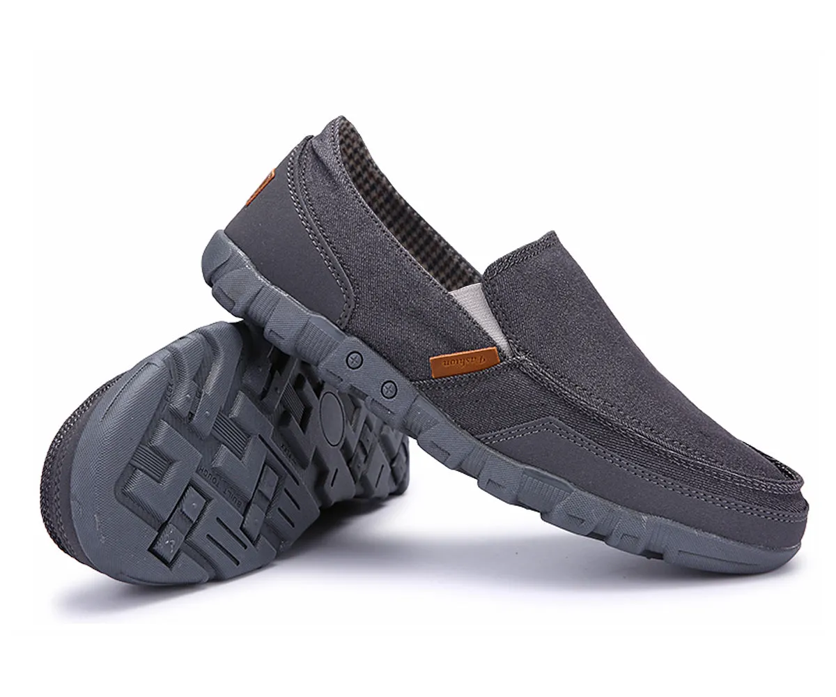 Casual Driving Loafers Slip on Canvas Shoes for Men | runandup