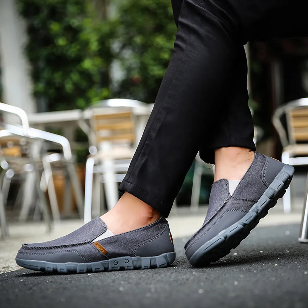 Casual Driving Loafers Slip on Canvas Shoes for Men | runandup