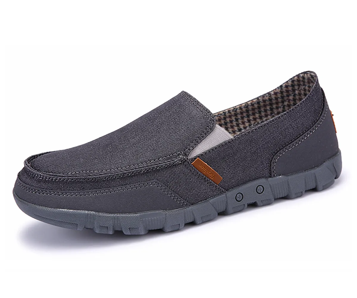 Casual Driving Loafers Slip on Canvas Shoes for Men | runandup