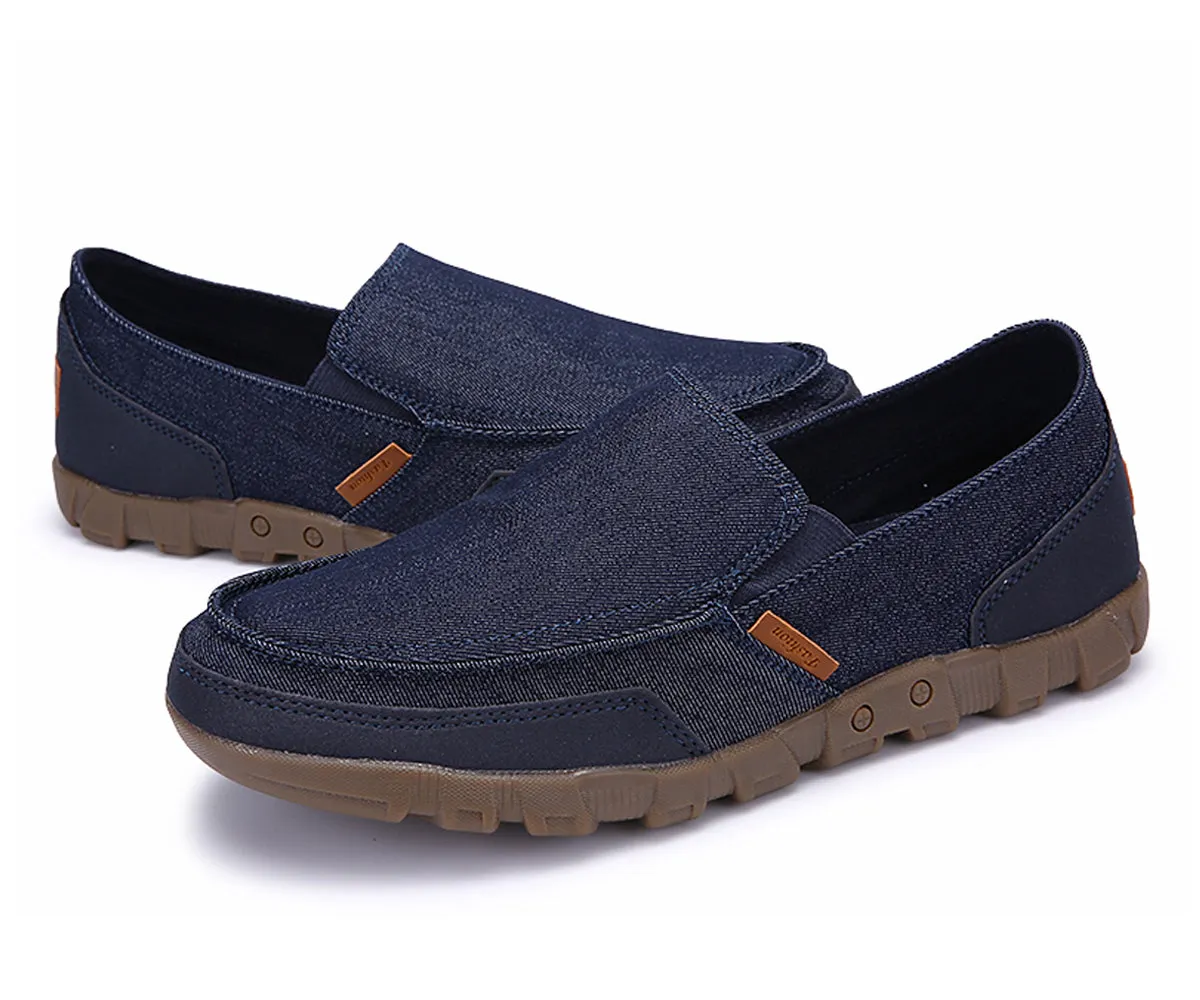 Casual Driving Loafers Slip on Canvas Shoes for Men | runandup