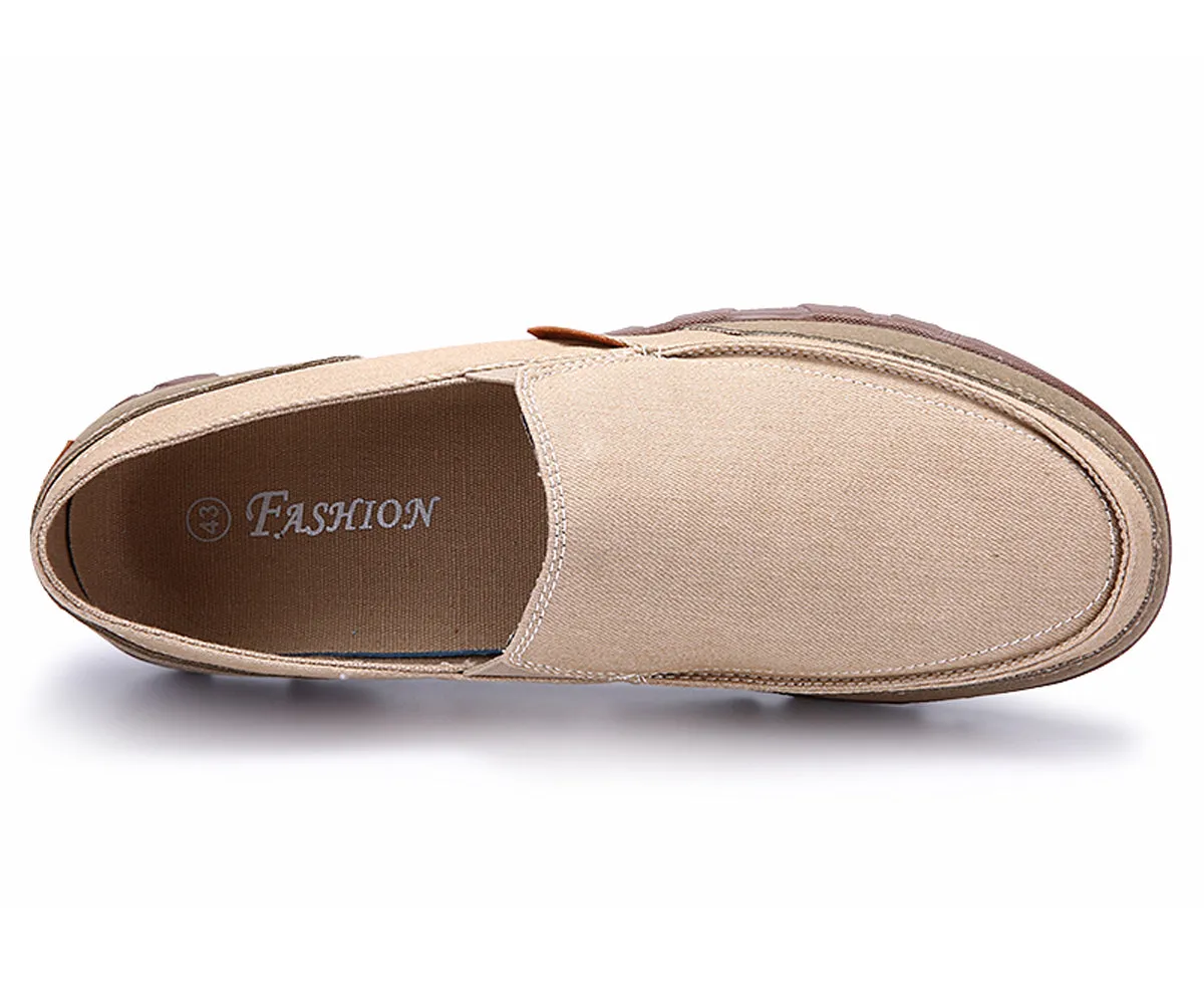 Casual Driving Loafers Slip on Canvas Shoes for Men | runandup