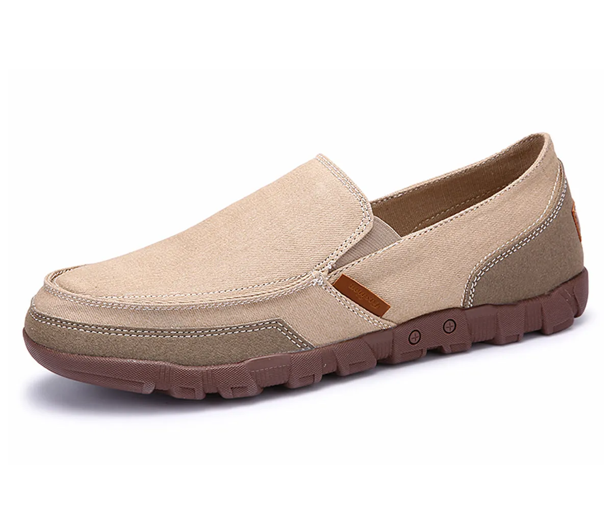 Casual Driving Loafers Slip on Canvas Shoes for Men | runandup