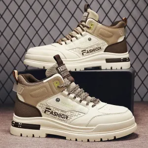 Casual Men's Vulcanized Sneakers – Soft Sole Walking Shoes