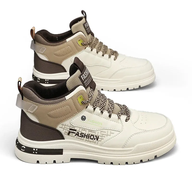 Casual Men's Vulcanized Sneakers – Soft Sole Walking Shoes