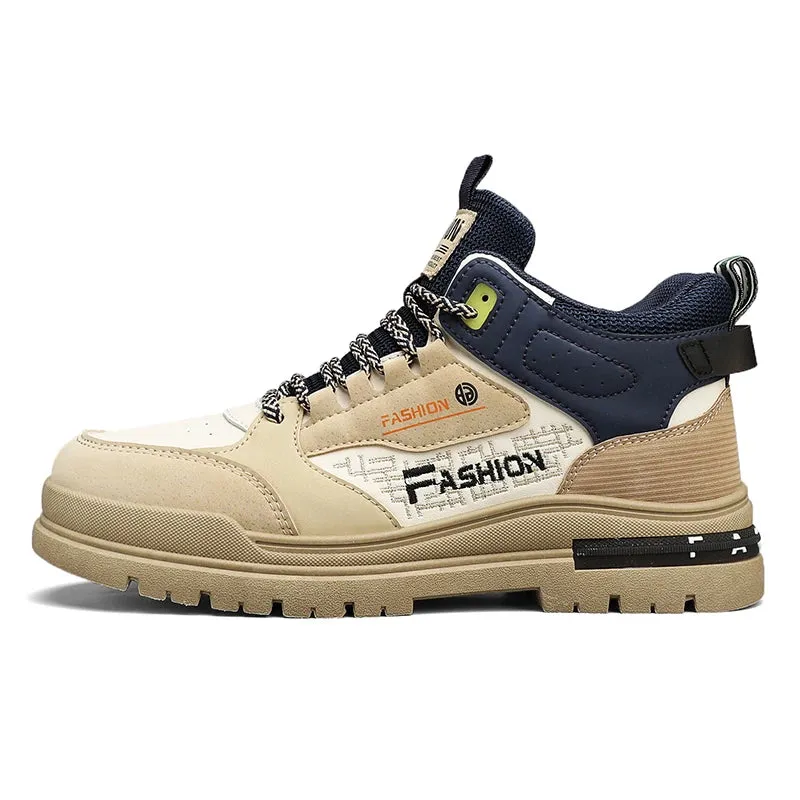 Casual Men's Vulcanized Sneakers – Soft Sole Walking Shoes