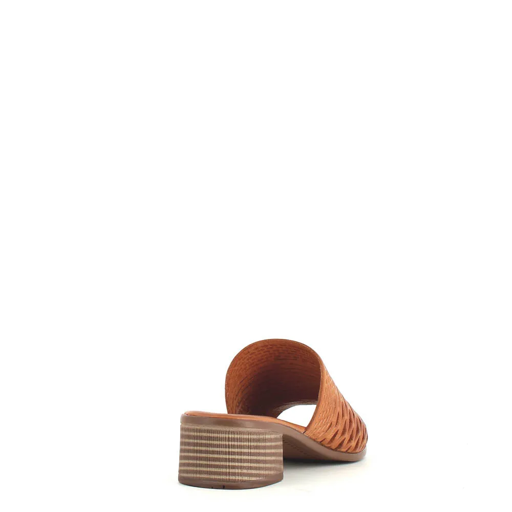 Cinders Edit Trellis Mule Tan