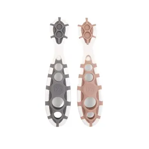 Cognikids Dip® – Weaning Pre-Spoon -Blush Pink/Slate Grey