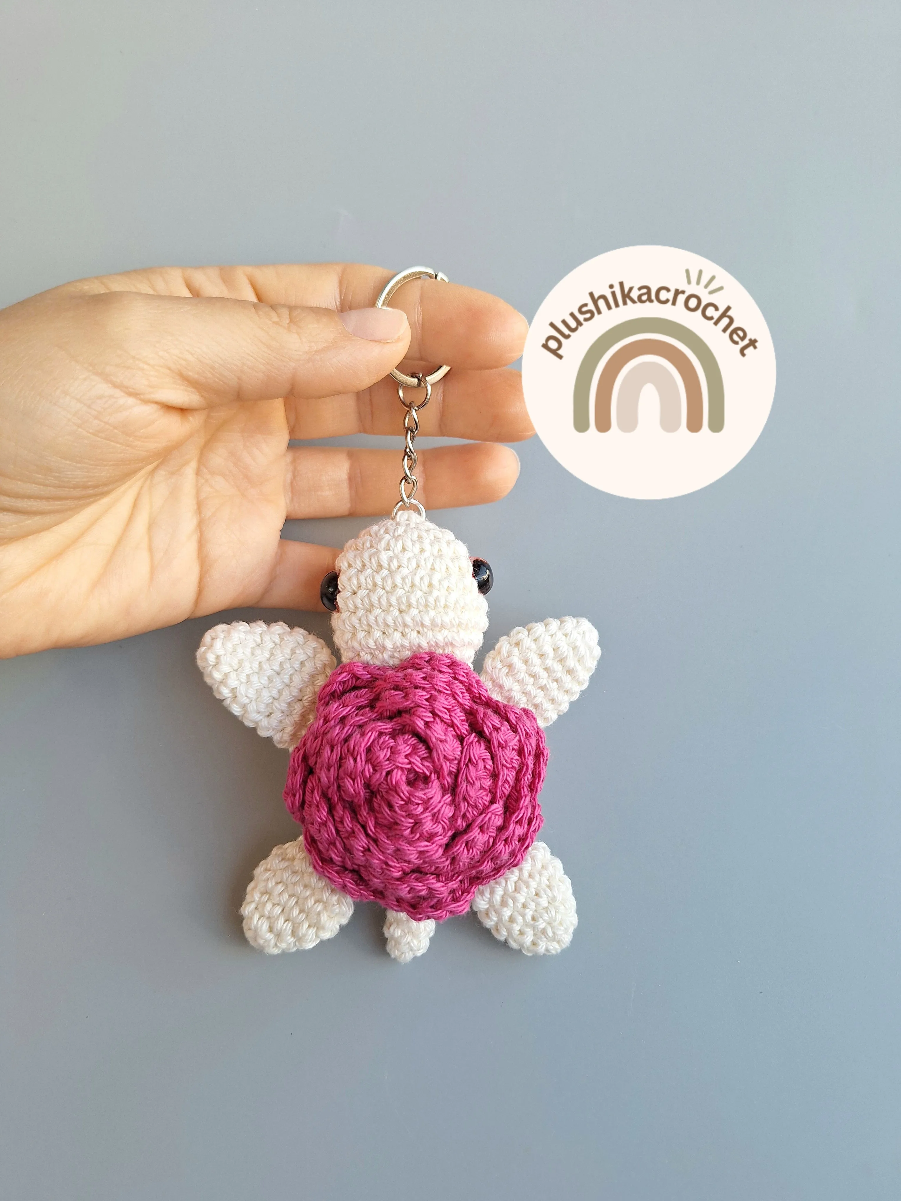 Crochet rose turtle Pattern, no sew rose turtle pattern, flower turtle amigurumi