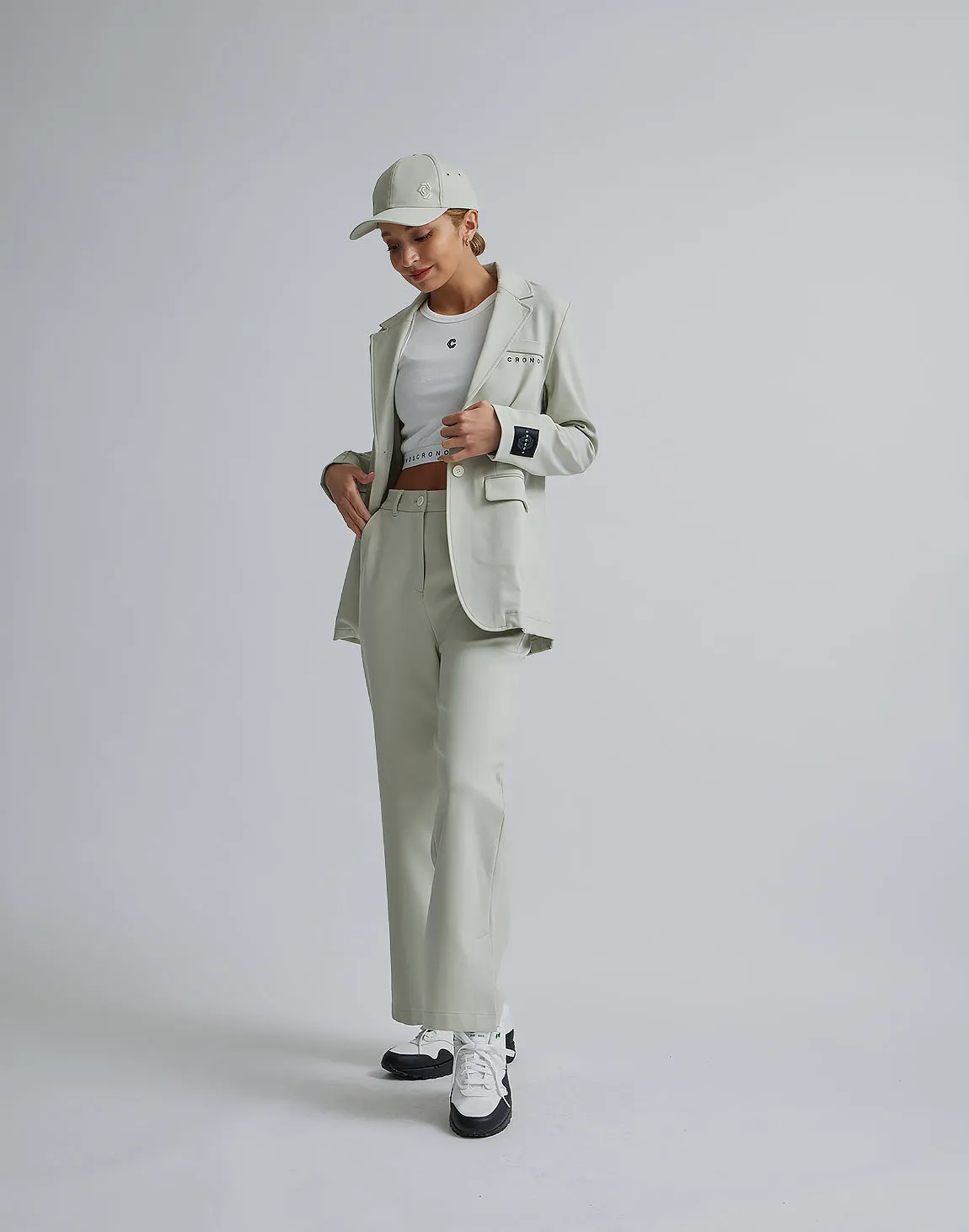 CRONOS WOMEN EASY CARE STRETCH JACKET【BEIGE】