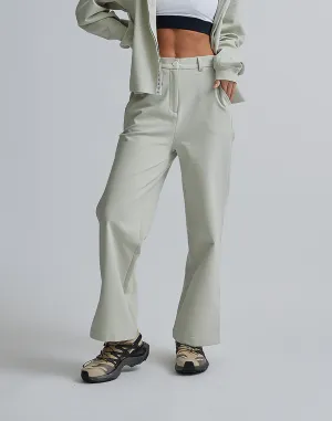 CRONOS WOMEN EASY CARE STRETCH PANTS【BEIGE】