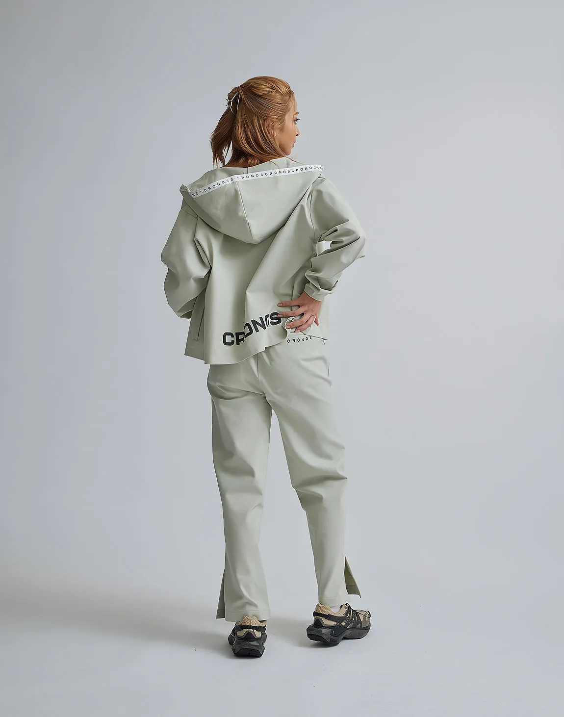 CRONOS WOMEN EASY CARE STRETCH PANTS【BEIGE】